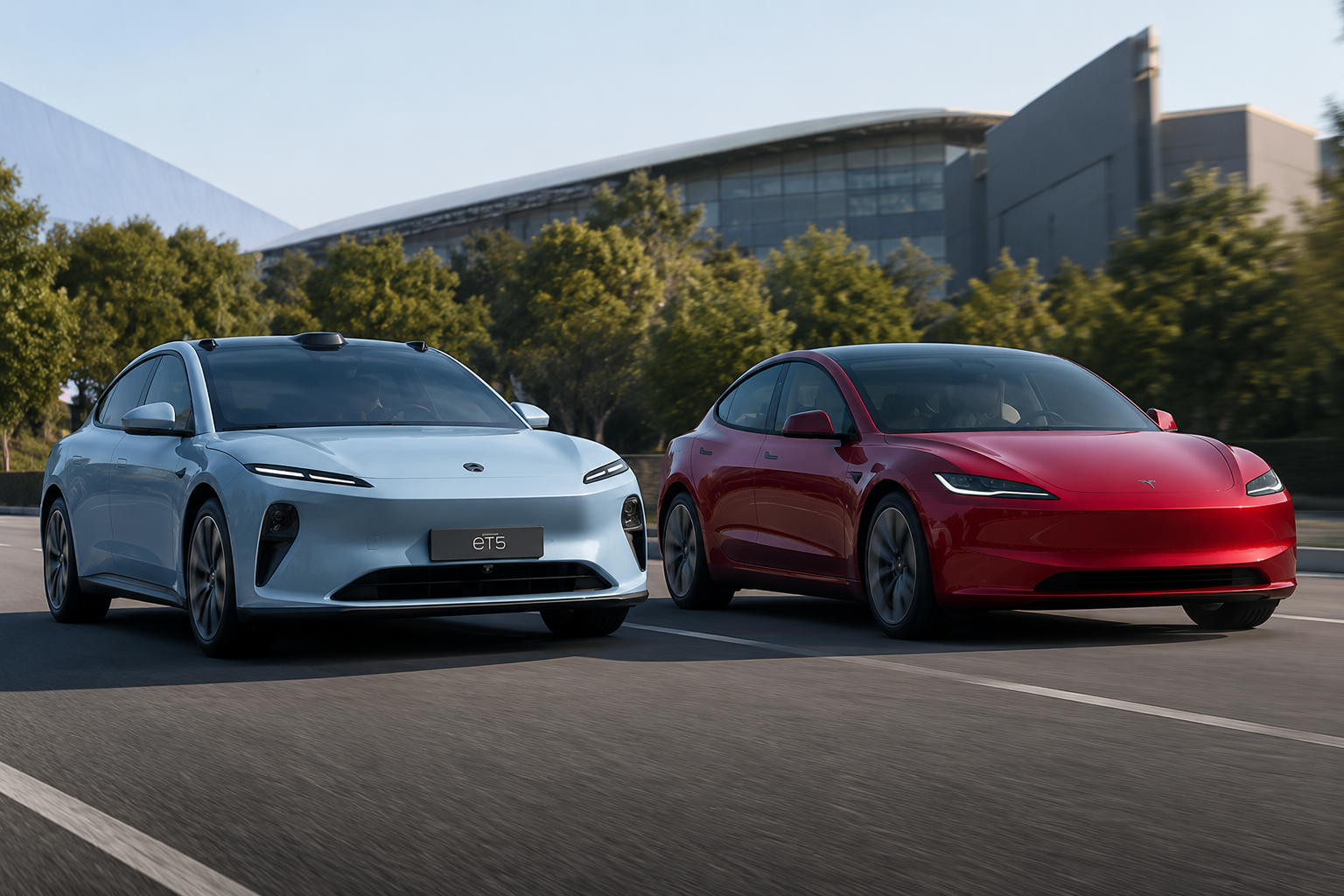 NIO ET5 чи Tesla Model 3: що краще вибрати?