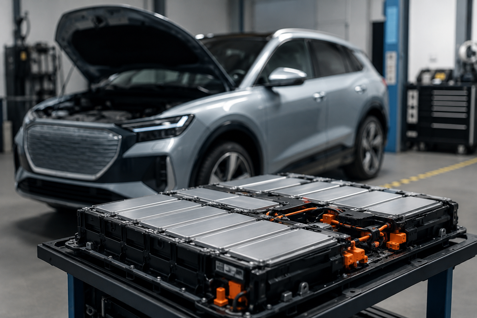 Як перевірити батарею Audi Q4 e-tron?