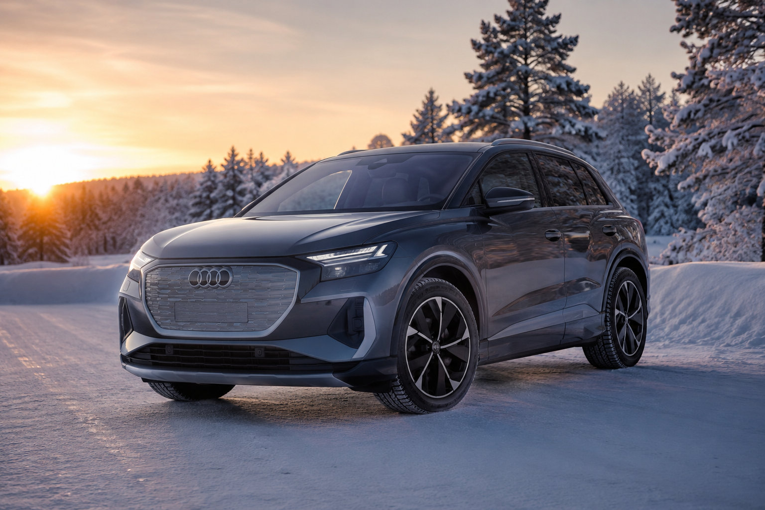 Audi Q4 e-tron: запас ходу взимку