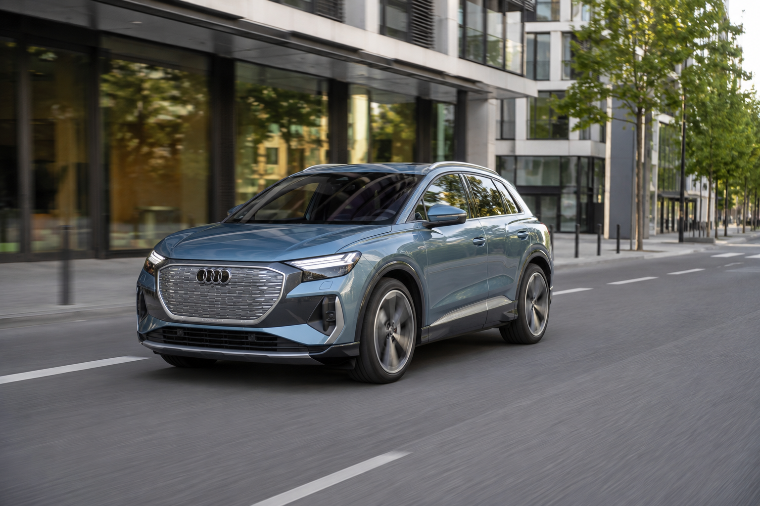 Який розхід енергії у Audi Q4 e-tron у місті?